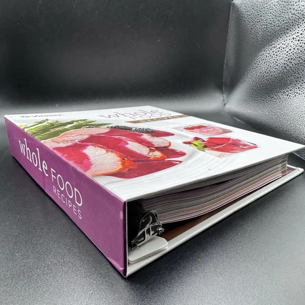 Vitamix Blender Whole Food Recipes 3 Ring Binder Cookbook